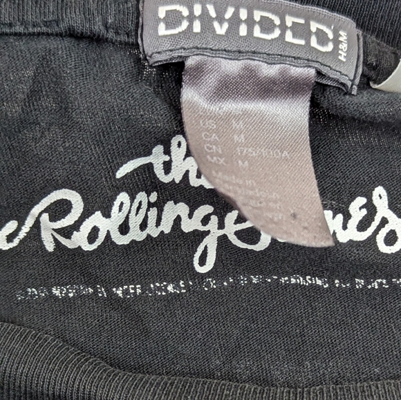 the Rolling Stones U.S. Tour '78 Repro Intentionally Distressed Tee Medium - Picture 3 of 10